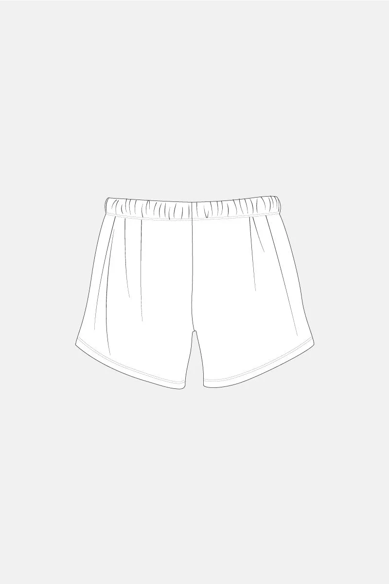 White MAG Shorts
