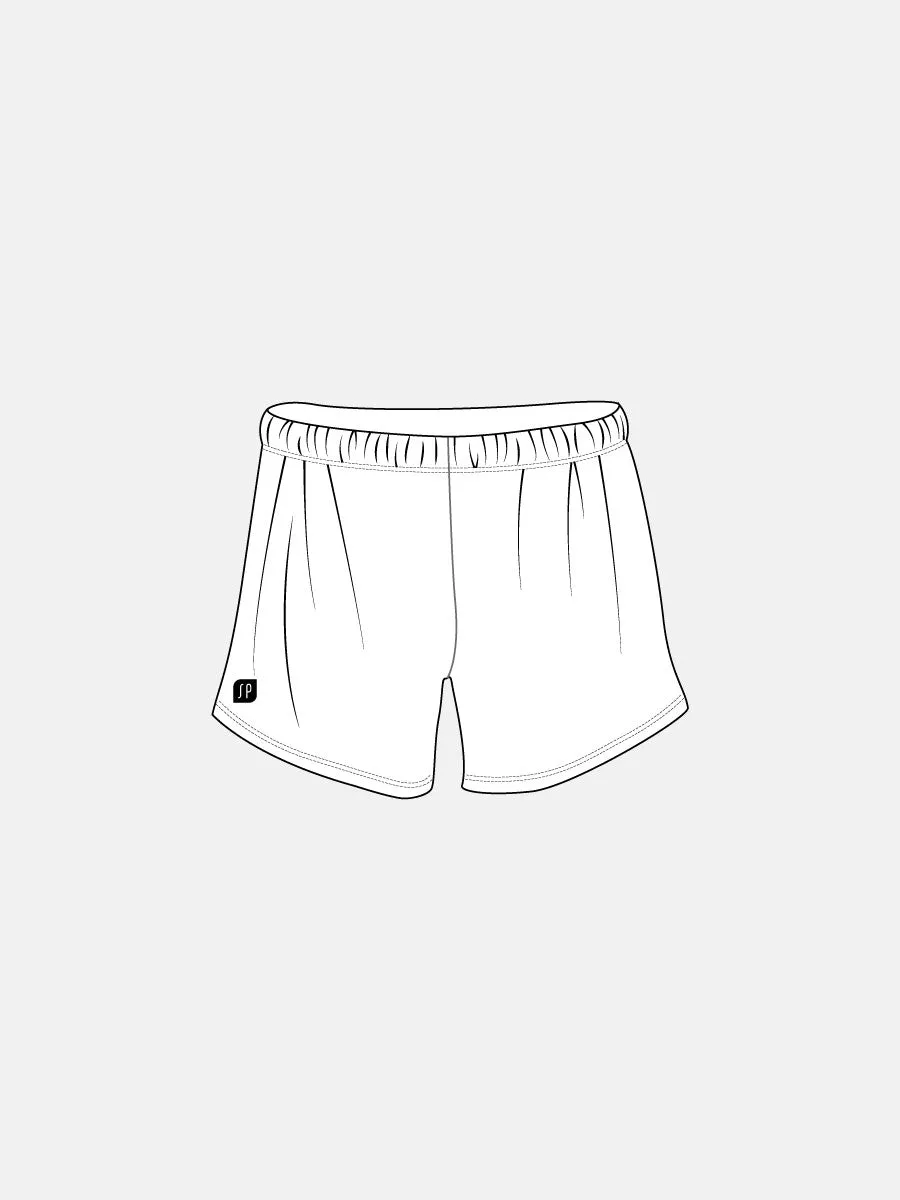 White Matt MAG Shorts