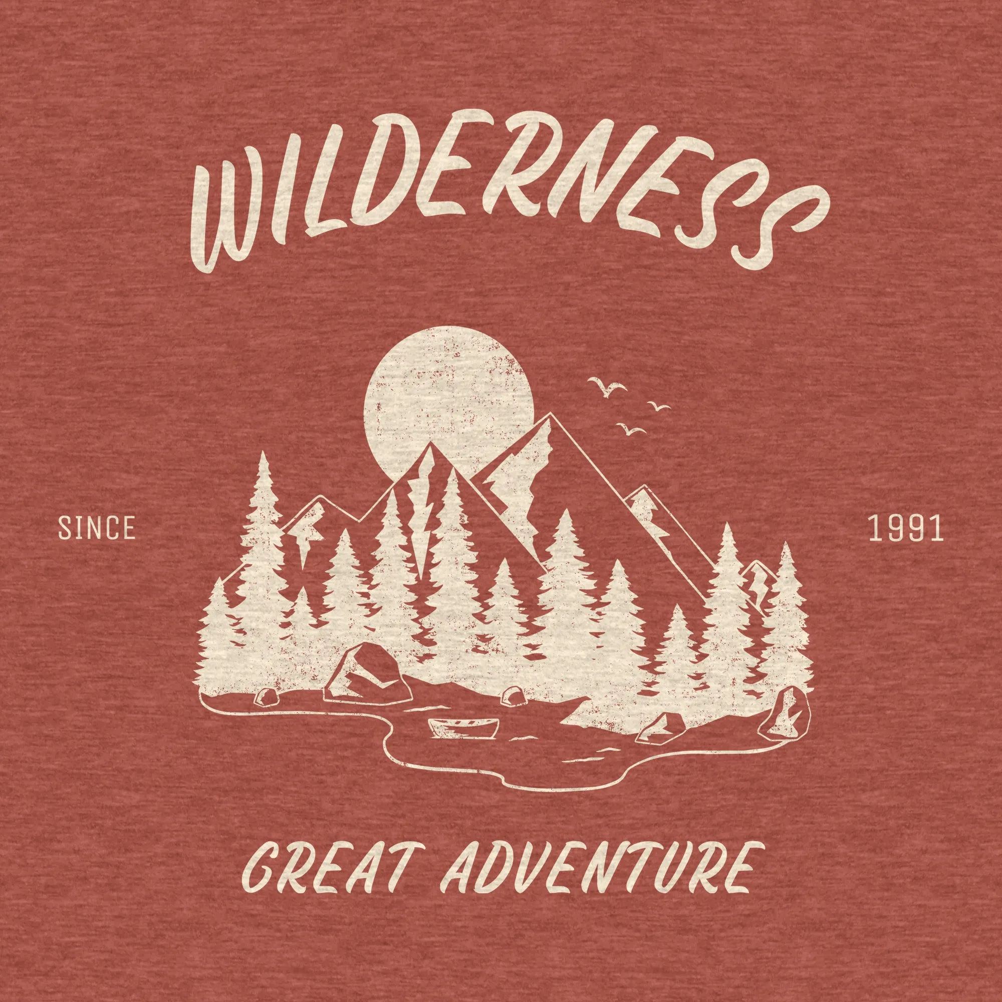 Wilderness Great Adventure - Adult Unisex Cotton/Poly Fleece Hoodie