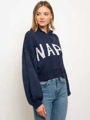 WOMEN'S HOODIE LONG SLEEVE SWEATER