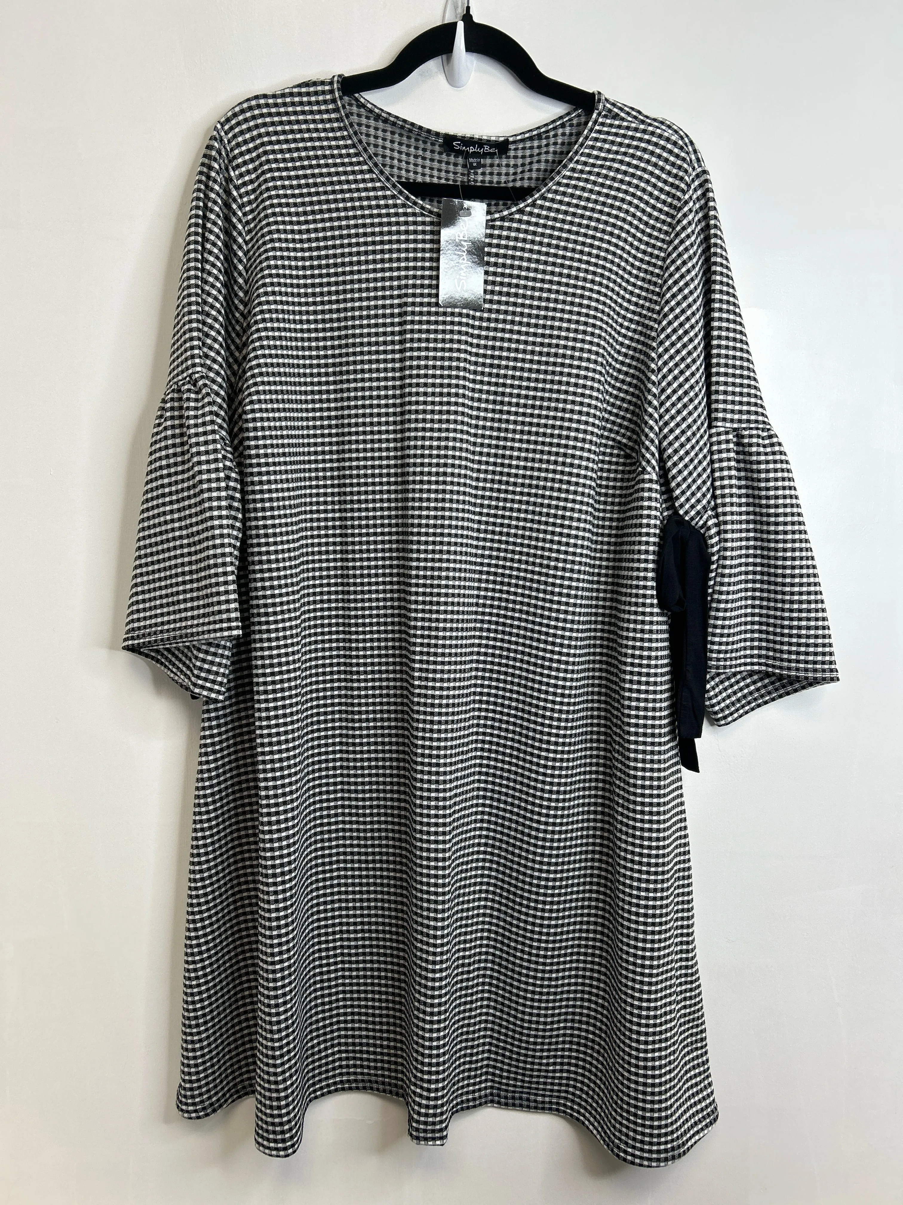 Womens Size 20 Misses Black Simply Be NWT Dress