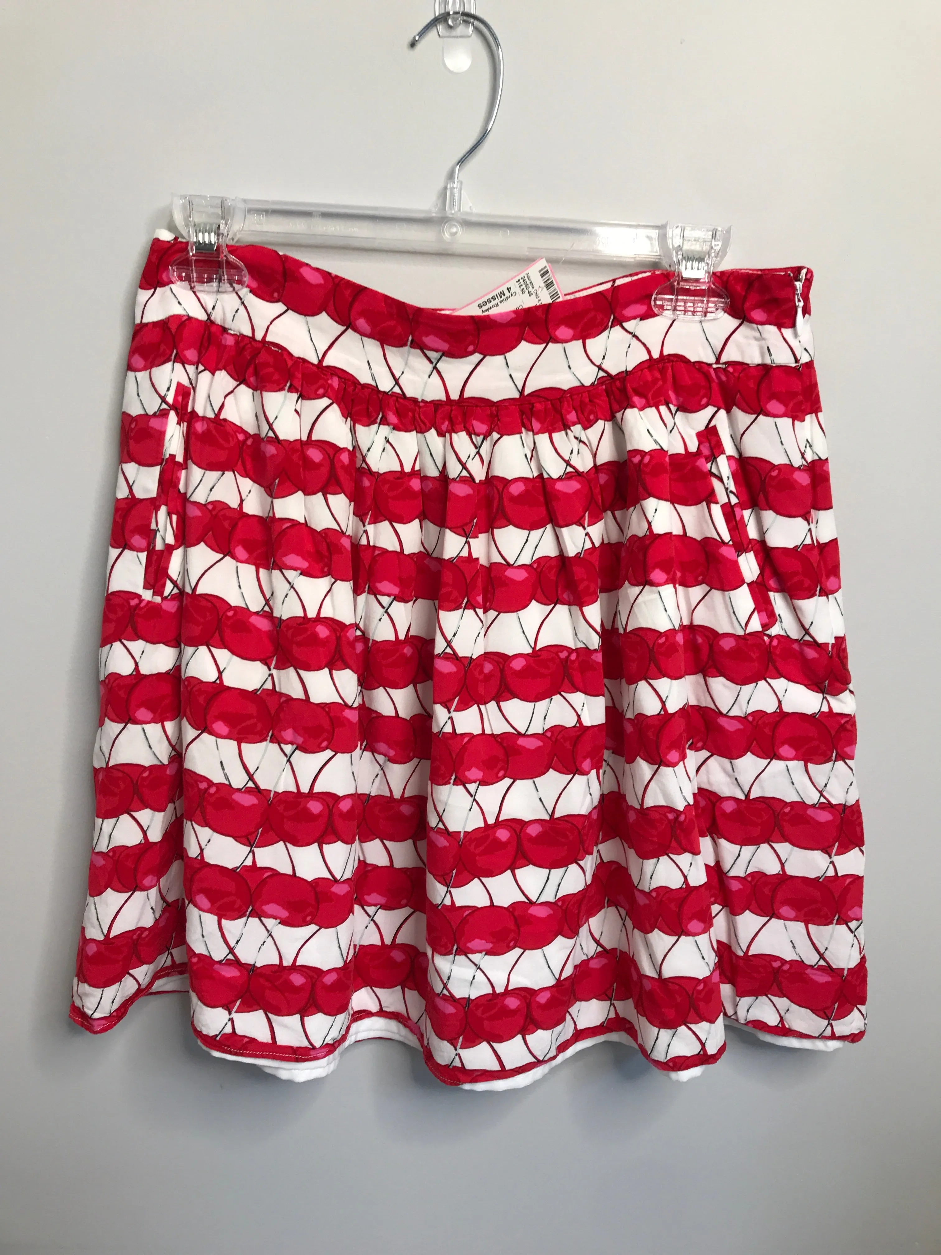 Womens Size 4 Misses Red Cynthia Rowley Skirt