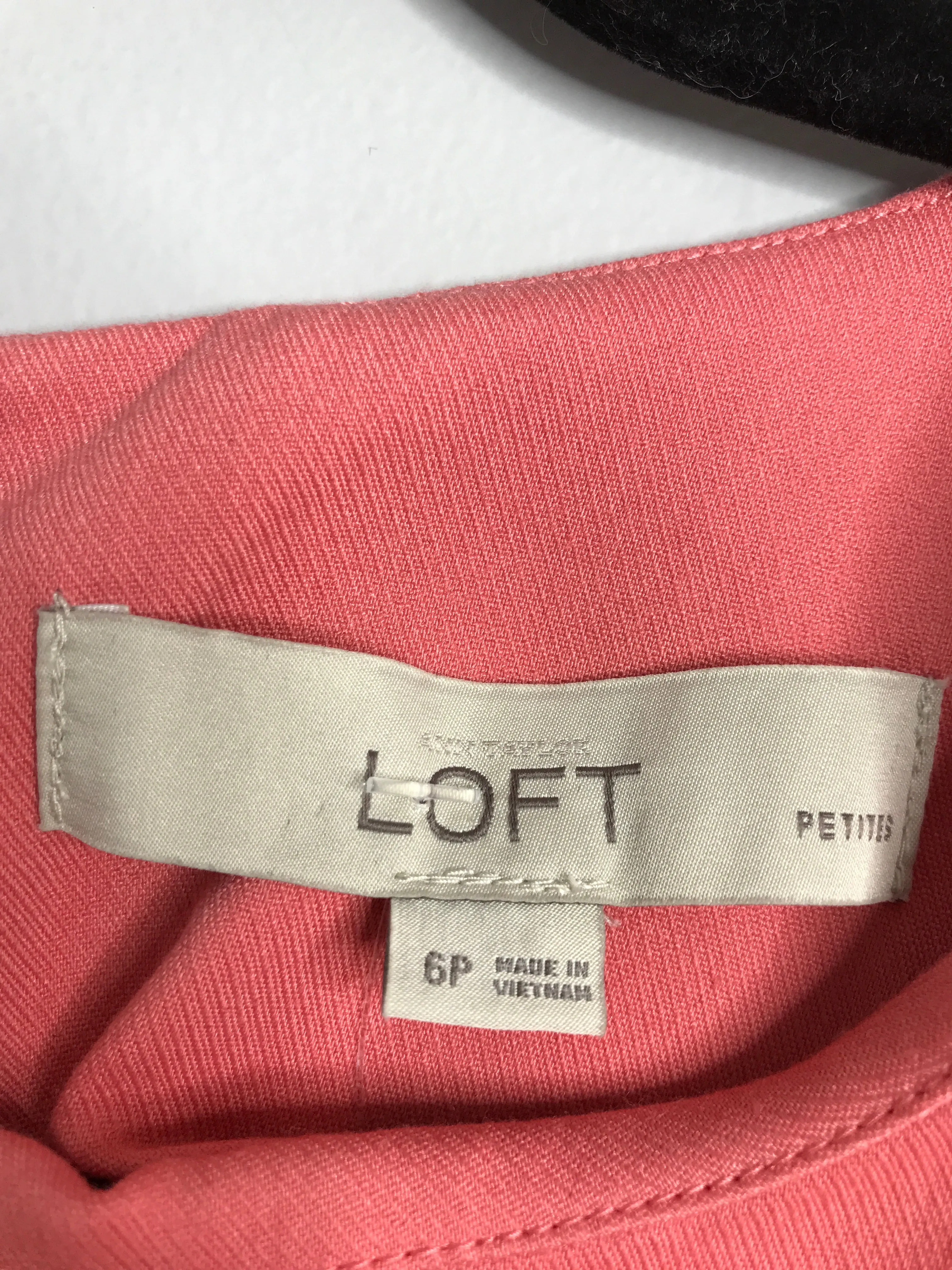 Womens Size 6 Misses Orange Loft Dress