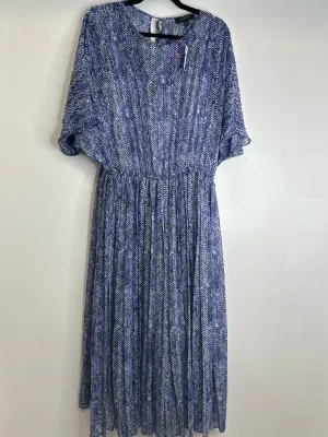 Womens Size Lg Misses Blue Banana Republic NWT Dress