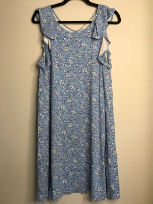 Womens Size Lg Misses Blue Loft Dress