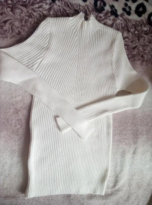 Women's turtleneck knitted sweaters 6 colors one size sweater women pull femme turtleneck sweater women