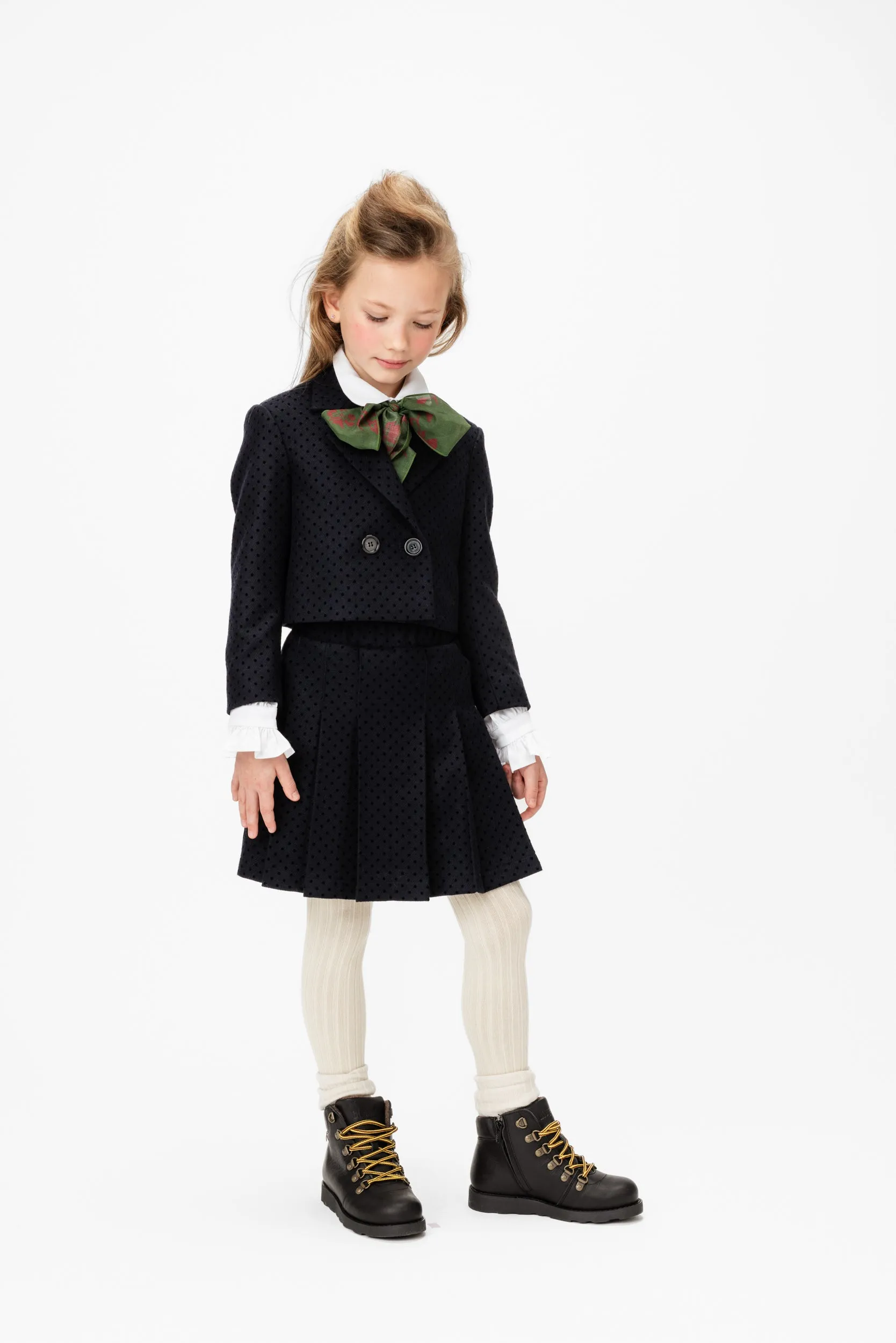 Wool Skirt Onyx, Dark Blue