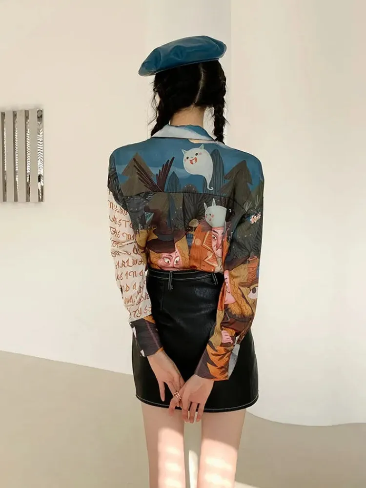 Y2K Cartoon Shirt