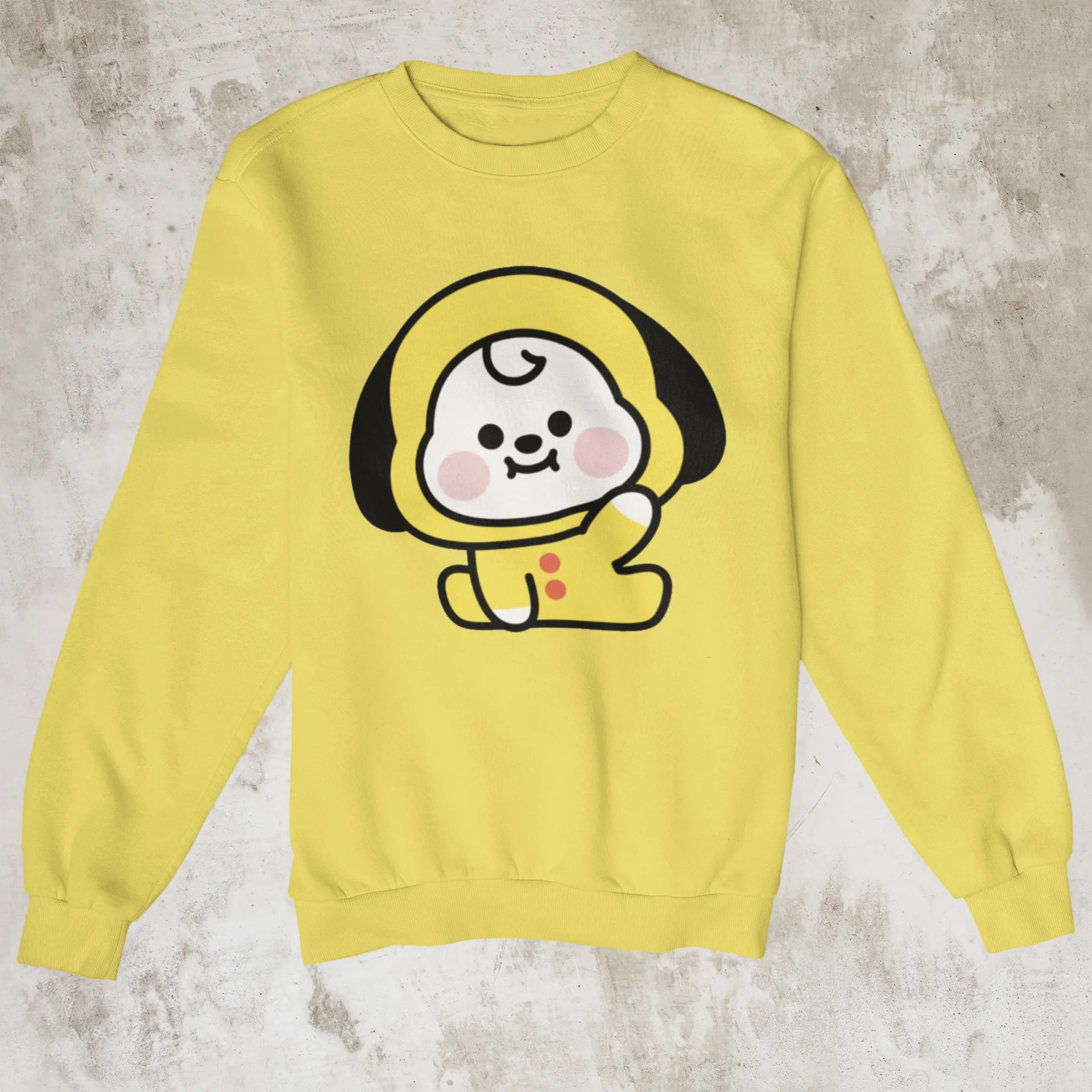 Yellow Chimmy Sweatshirt | BTS BT21 Merchandise