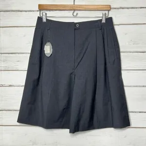 Zanella Katherine Pleated Dress Shorts Black Size 12