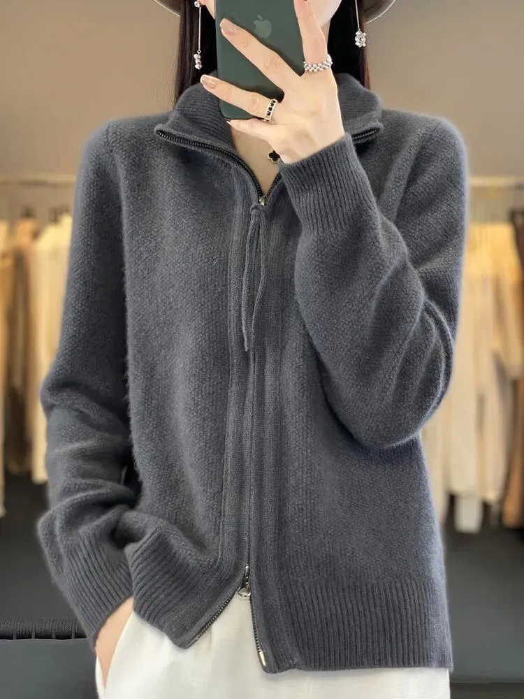Zina | Merino Wool  Zipper