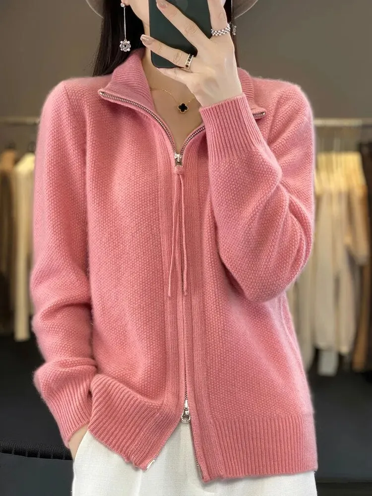 Zina | Merino Wool  Zipper