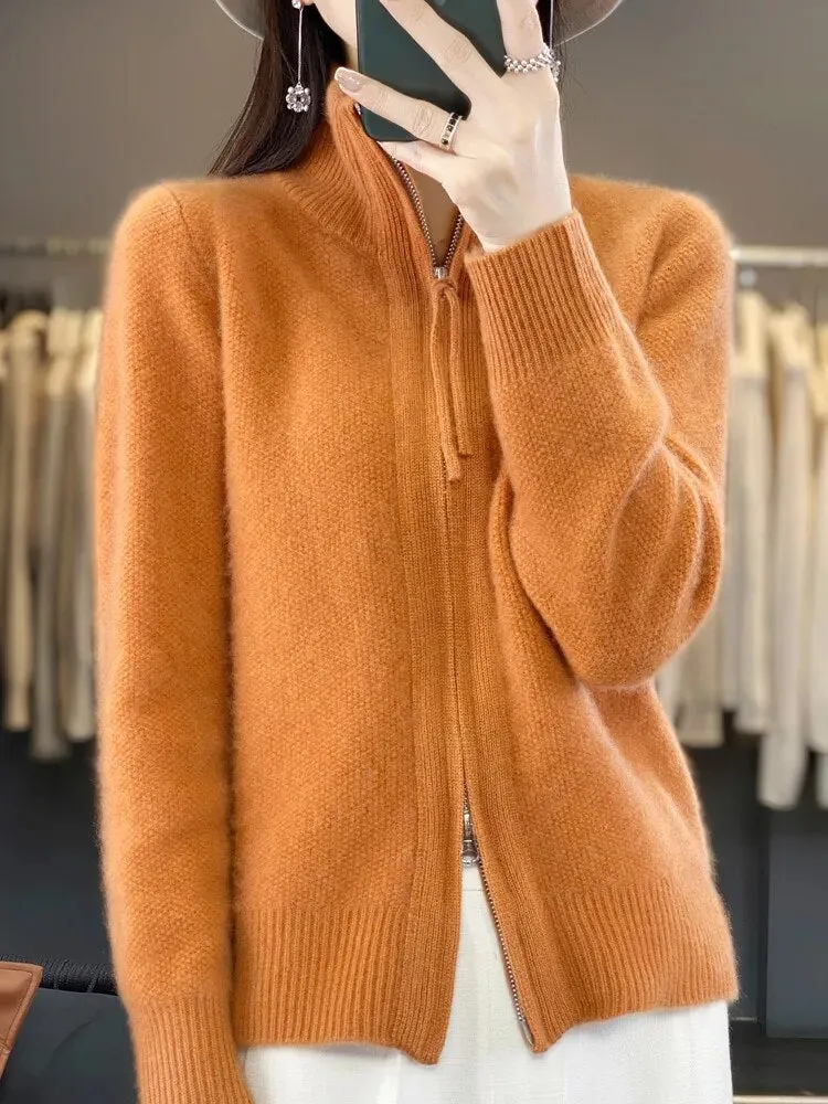 Zina | Merino Wool  Zipper