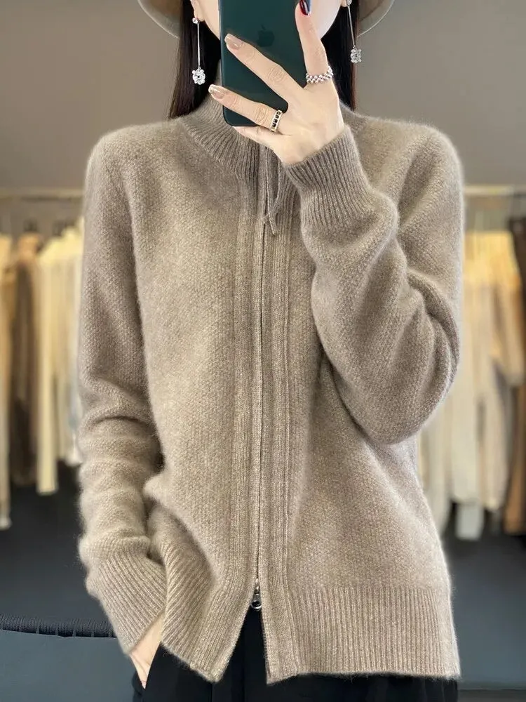 Zina | Merino Wool  Zipper
