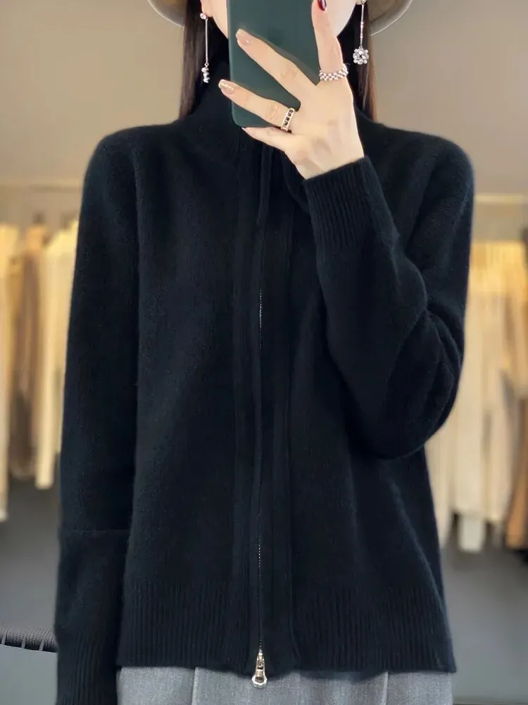 Zina | Merino Wool  Zipper